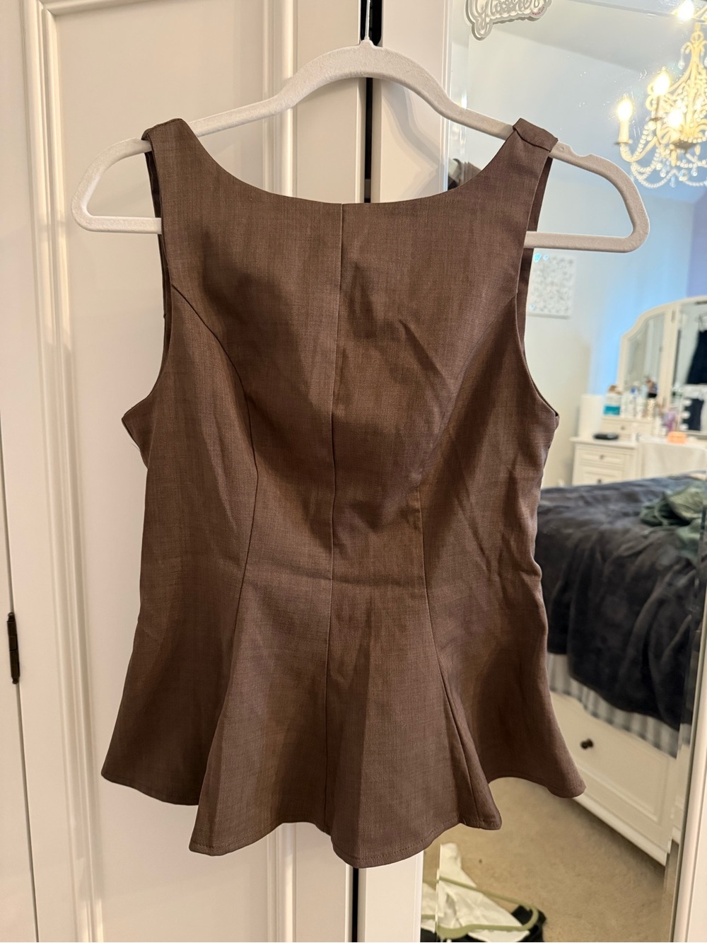 Forever 21 Brown Peplum Camisole